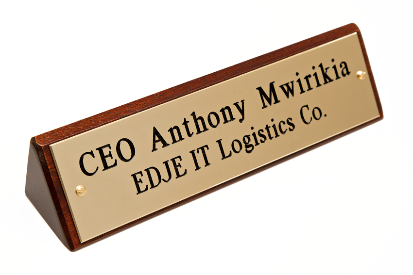Desk plaques hot sale