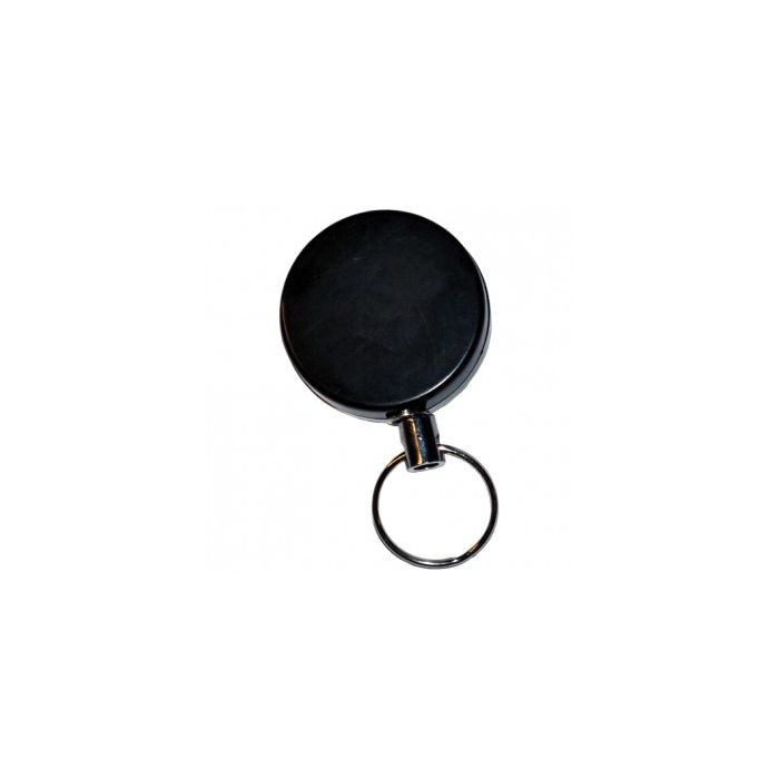 Small Black Pull Chain Keyring 40mm Timpson