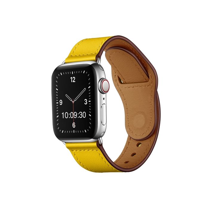 Stitched Leather Apple Watch Strap