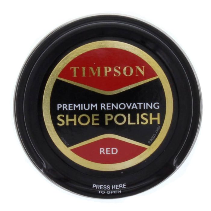 Timpson Premium Renovating Shoe Polish Red 50ml