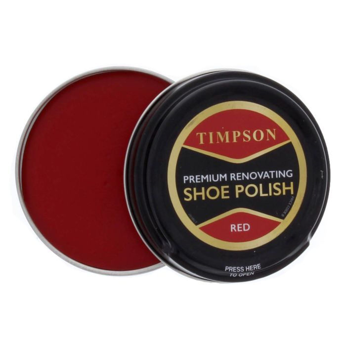 Timpson Premium Renovating Shoe Polish Red 50ml
