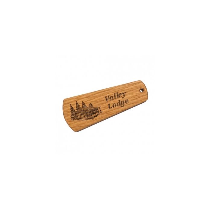 Oak Personalised Key Fob (12.5x5cm) Timpson