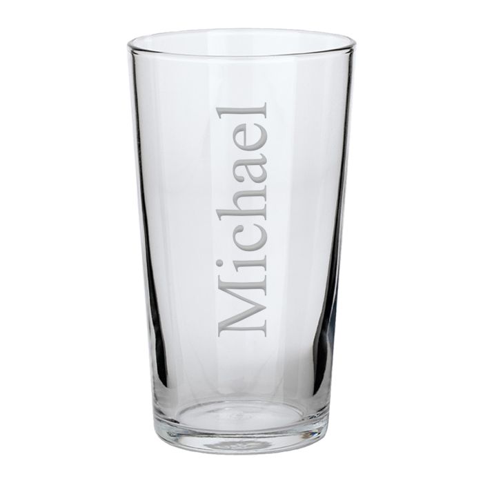 Name Engraved Pint Glass Timpson