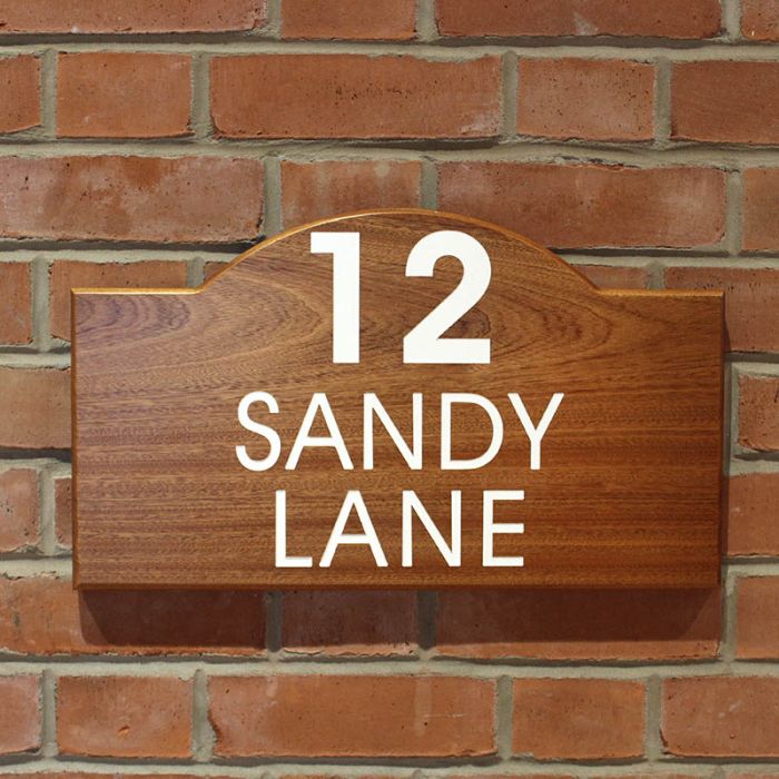 Wooden Bridge House Sign (46x28cm) Timpson