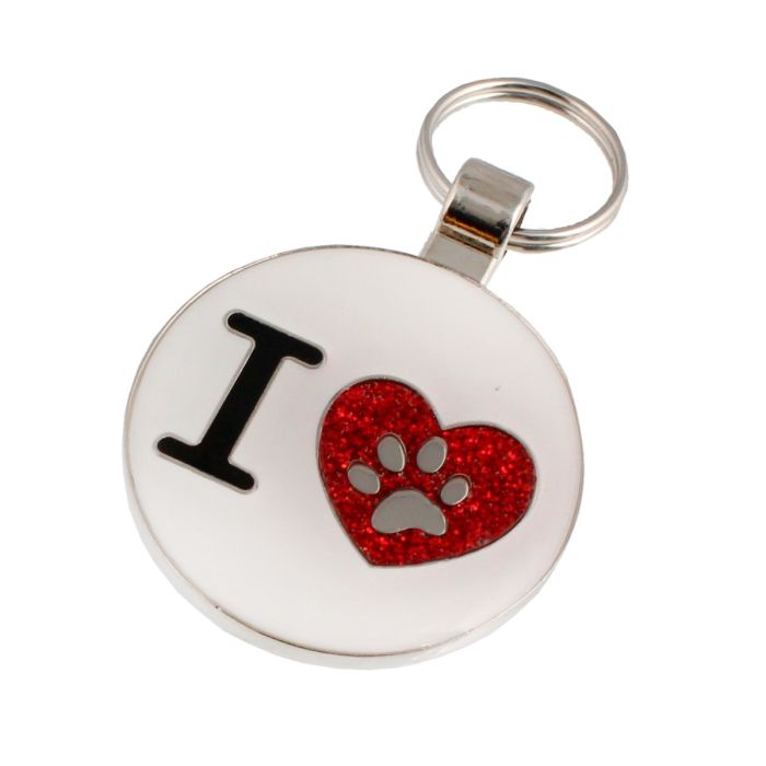 I Love Dog Tag Timpson