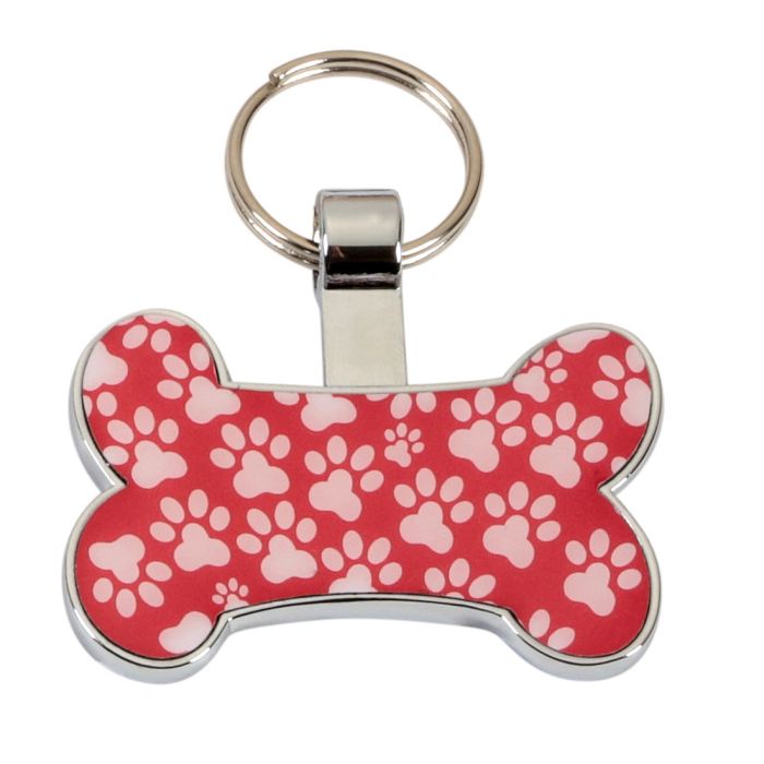 Paw Print Bone Dog Tag Timpson