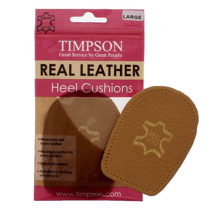 Real Leather Heel Cushions Large