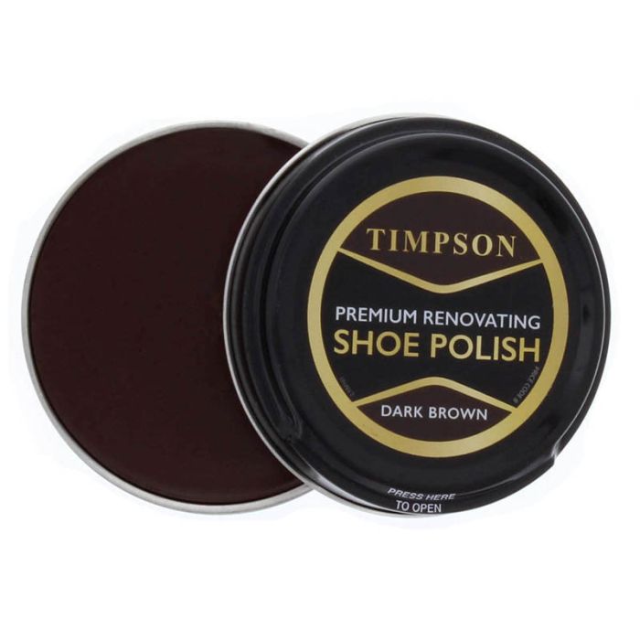 Dark Brown Timpson Premium Renovating Shoe Polish (50ml)