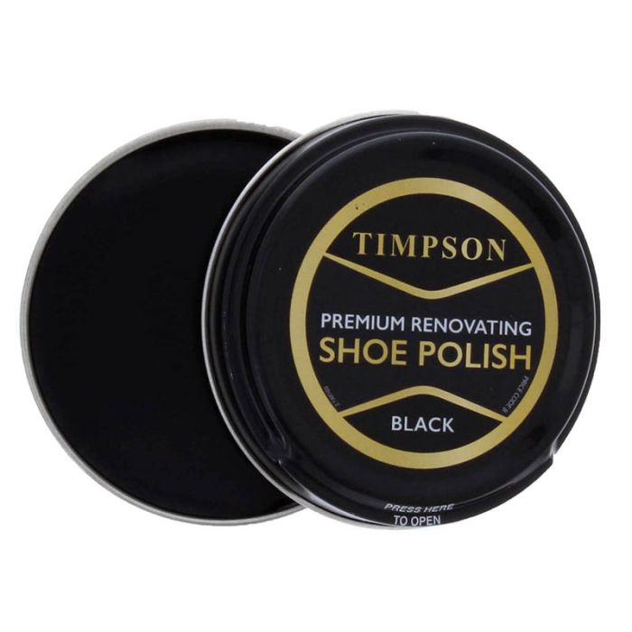 Black - Timpson Premium Renovating Shoe Polish 50ml