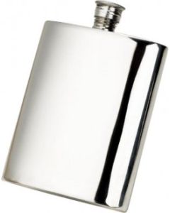 Stainless Steel Personalised Hip Flask - (6oz)