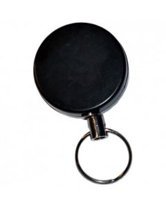 Small Black Pull Chain Keyring - (40mm)