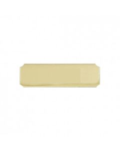 39mm x 13mm Silver or Gilt Self Adhesive Plate
