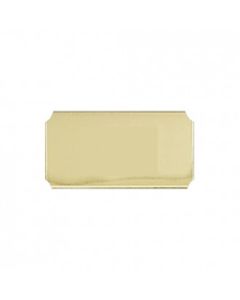 38mm x 20mm Silver or Gilt Self Adhesive Plate