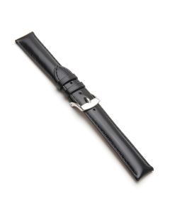 Supple Leather Watch Strap - Black