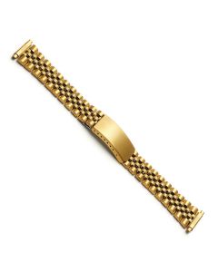 Rolex Style Metal Watch Strap - Gold