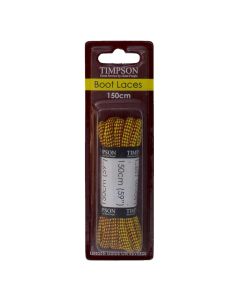 Yellow and Tan 150cm Boot Laces (10-11 pairs of eyelets)