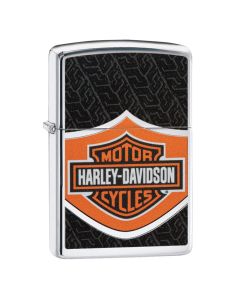 Harley Davidson Colour High Polished Chrome Zippo Lighter (250-0742469)