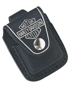 Harley Davidson Zippo Lighter Pouch - Black (HDPBK) 