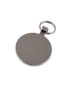 Silver Large Round Pet Tag,,,,,,
