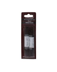 Round Shoe Laces Twin Pack - Brown (70cm)