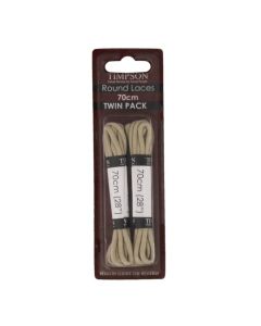 tan round shoe laces