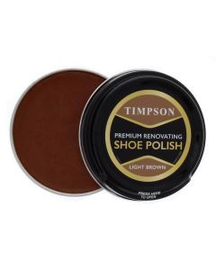 Light Brown - Timpson Premium Renovating Shoe Polish (50ml)