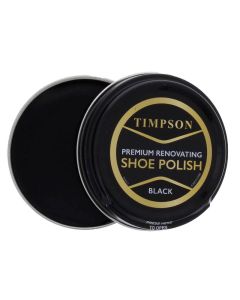 Black - Timpson Premium Renovating Shoe Polish (50ml)