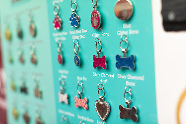 Engraved pet tags at Timpson